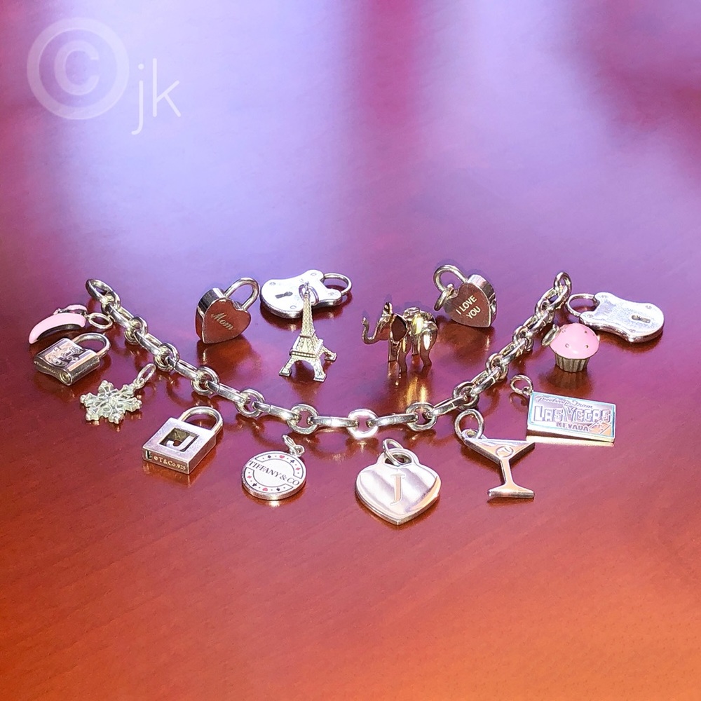 Tiffany charm bracelet.